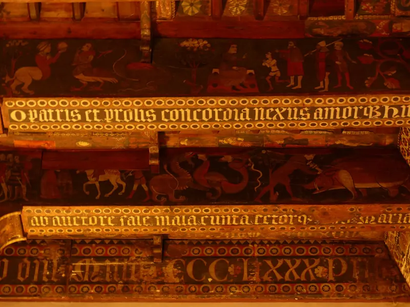 Il soffitto dipinto dello Steri — Sala Magna di Palazzo Steri, dipinto nel 1377–1380